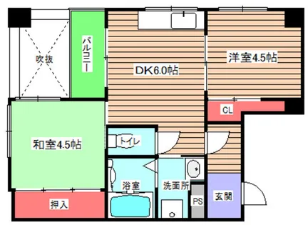 カーサヒグチ【7階】の間取り