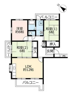 UR奈良青山【0140304号室】の間取り