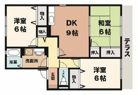 アルパポンテ1番館【2階】の間取り