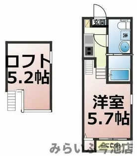 トリオネア千種【1階】の間取り