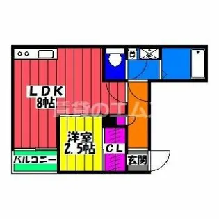 G-Smart just in time【2階】の間取り