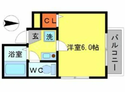 アールマンション【4階】の間取り