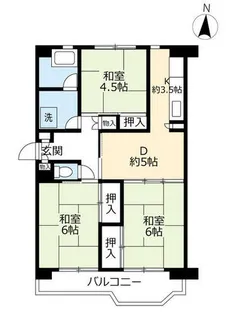 UR大幸東【1110803号室】の間取り