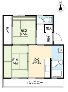 UR岩成台【0070306号室】の間取り
