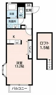 リヴァ・セレノ【301号室】の間取り