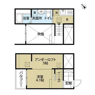 オー・ルージュ【1階】の間取り