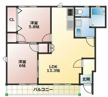 セントレアハイツナカムラ【102号室】の間取り