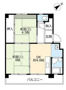 UR明石舞子【A150404号室】の間取り