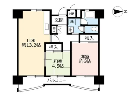 UR南港しらなみ【0310214号室】の間取り