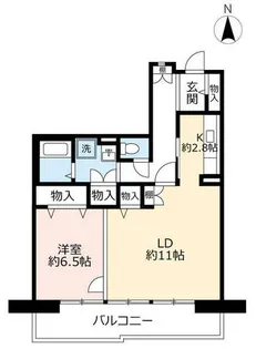 URリビエール関目【0060506号室】の間取り