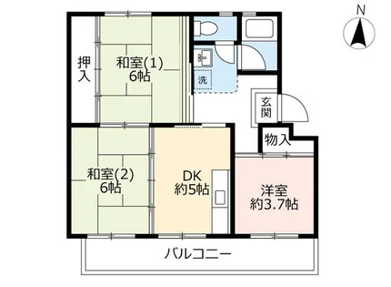 UR鶴山台【0560303号室】の間取り