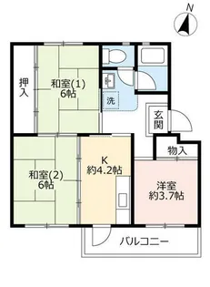 UR泉北竹城台二丁【0290310号室】の間取り