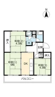 UR光明台【0280504号室】の間取り