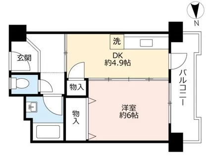 UR花山東【0250810号室】の間取り