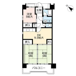 UR到津南【0011112号室】の間取り