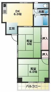 メゾン・ド・ミズホ【2階】の間取り