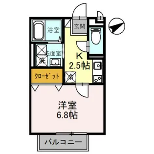 ルピナス C棟【2階】の間取り