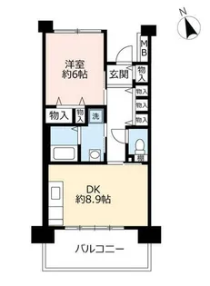 UR浜甲子園なぎさ街【0241204号室】の間取り