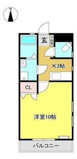 カルカーレ【302号室】の間取り