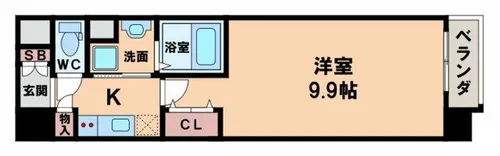 BONHEURVIE【2階】の間取り