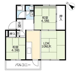 UR志徳【0030405号室】の間取り