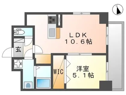 グラッドメゾン立花【2階】の間取り