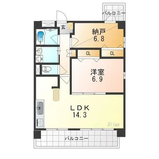 ピアヌーラ柳馬場【3階】の間取り