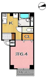 パレス小倉【3階】の間取り