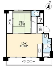 UR上高丸【0020202号室】の間取り