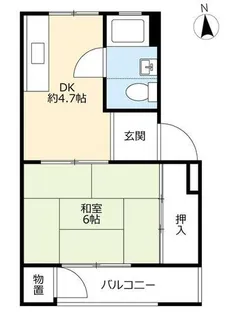 UR向ヶ丘第二【0610103号室】の間取り