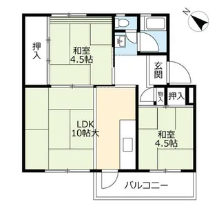 UR志徳【0170304号室】の間取り