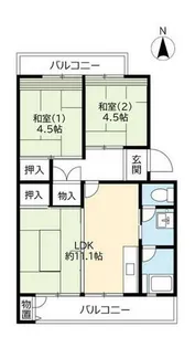 UR釈尊寺第二【0220402号室】の間取り