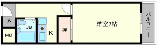 マイシャトレー【1階】の間取り