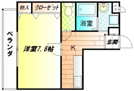 ボワリジェールOKA【3階】の間取り
