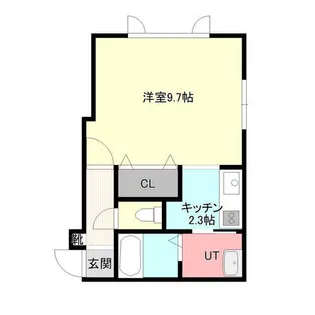 セリシール琴似【3階】の間取り