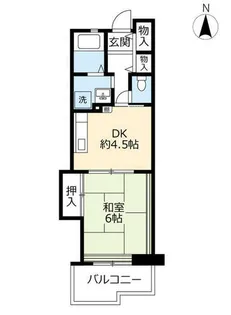 URプロムナーデ関目【0020707号室】の間取り