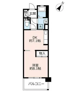 URルネタウン御船【0000710号室】の間取り