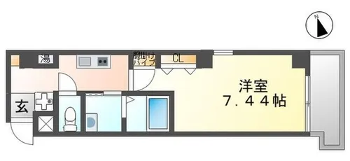 B-RISE昭和通【301号室】の間取り