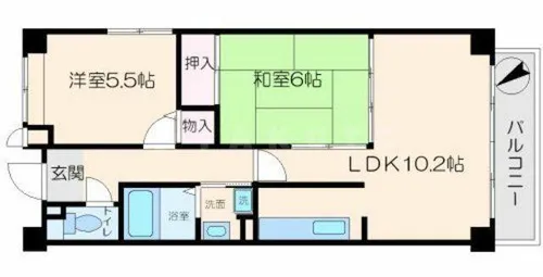 グランシャリオ【2階】の間取り
