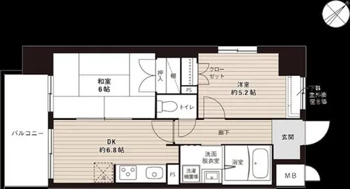S noie【11階】の間取り