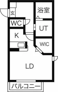 クレール高畑【1階】の間取り