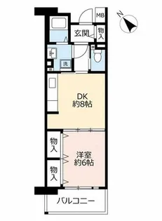 URルゼフィール南甲子園【0000203号室】の間取り