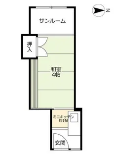 UR上飯田【0001053号室】の間取り