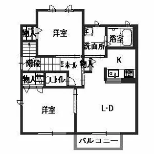 ソレアードⅢ【305号室】の間取り