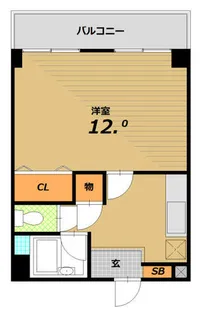 ヴィラン橋本【2階】の間取り