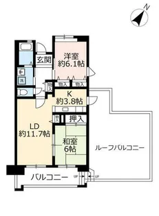 URサンヴァリエ針中野【0020802号室】の間取り