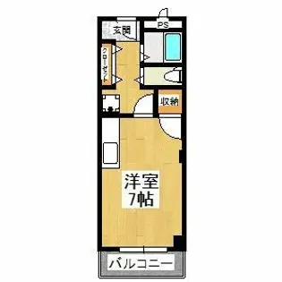 キューデンス21 B棟【3階】の間取り