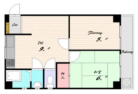 ハウスミエ【3階】の間取り