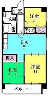安田ビル【403号室】の間取り