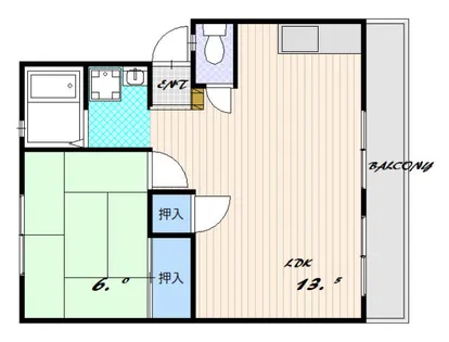 レジデンス須磨浦【1階】の間取り